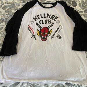 Hellfire Club Graphic Raglan Tee